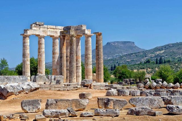 Ancient Nemea - Temple of Nemean Zeus from 330 BC